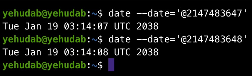 2038 on 64 bit Linux 
